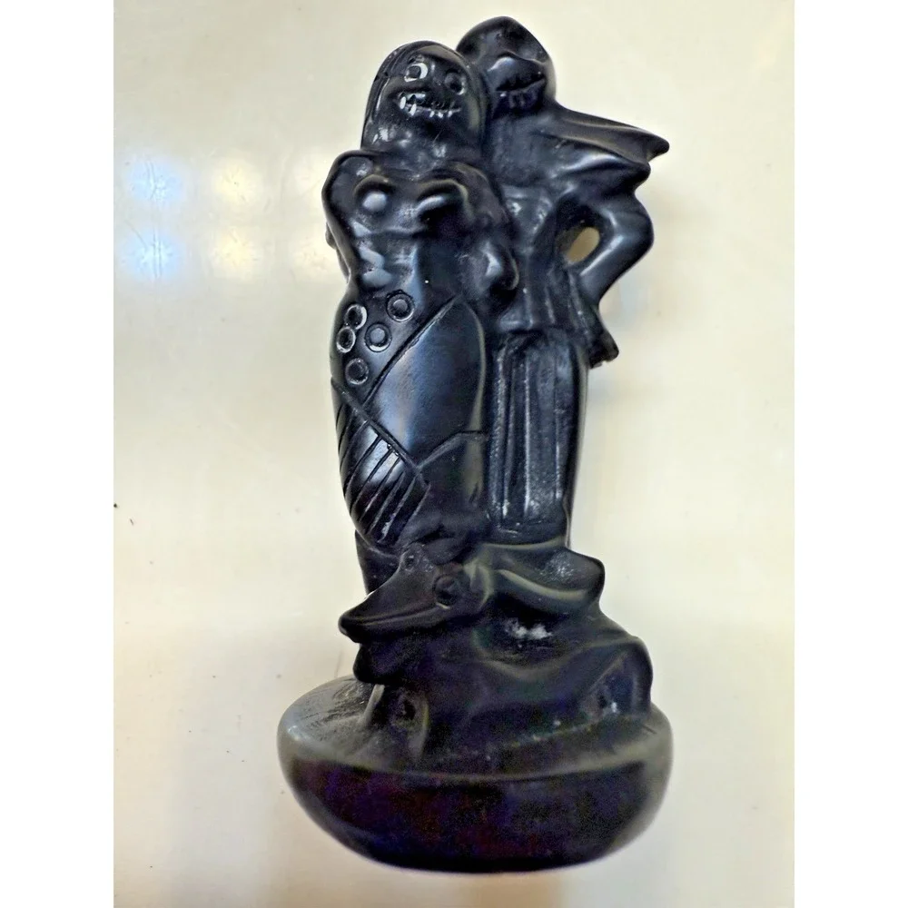 The Nightmare Before Christmas Black Obsidian Figurine Jack, Sally, and Zero